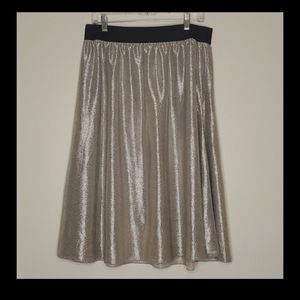 LuLaRoe Elegant Lola size large Metallic